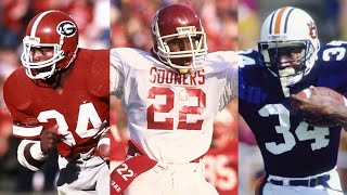 Bo Jackson Herschel Walker Marcus Dupree  3 Greats College Highlights HD [upl. by Lianne]