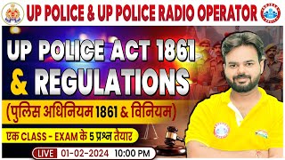 UP Police Act 1861 amp Regulations For UP Police All Exams  पुलिस अधिनियम 1861 By Digvijay Sir [upl. by Llieno920]