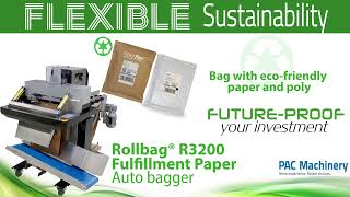 Rollbag R3200 Fulfillment Paper Auto Bagger Preview [upl. by Bowler166]