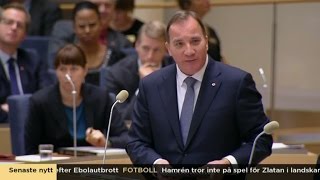 quotLöfven gav den bästa presenten till Reinfeldtquot  Nyhetsmorgon TV4 [upl. by Enidan727]