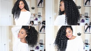 How To Do Crochet Braids  FreeTress Deep Twist [upl. by Hazmah857]