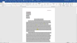 How to Apply True Double Spacing to Your Word Documents in Word 2016 [upl. by Lissner268]