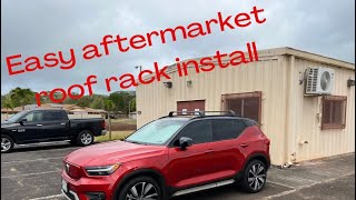 Easy to install aftermarket MotorFansClub roof rack for my 2022 Volvo XC40 Recharge [upl. by Bernj]