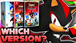 Sonic X Shadow Generations Which Version Should You Buy [upl. by Hgiellek]