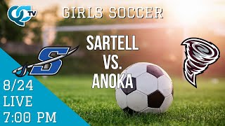 Girls Soccer Sartell  Anoka  Anoka High School  QCTV [upl. by Atiuqram]