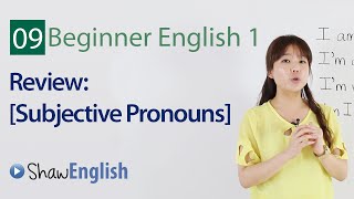 English Grammar Review 1  Subjective Pronouns [upl. by Ladiv]