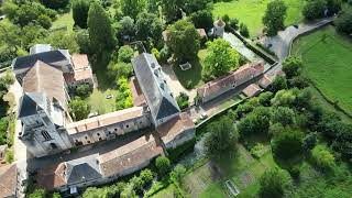 Abbaye de NouailleMaupertuis Fly over [upl. by Accebber]