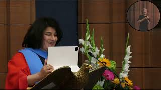 Robina Qureshi Honorary Graduate [upl. by Nyleek335]