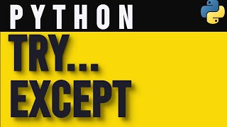 How to Use try and except in Python [upl. by Nevetse]