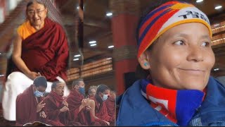 Feeling blessed at Sakya monastery tibetanvlogger tibetanyoutuber tibetanvlog [upl. by Zere958]