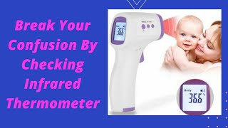 How to use infrared thermometer TG8818H [upl. by Atinal897]