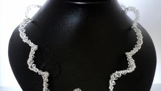 Video Tutorial come realizzare una elegantissima collana per un ciondolo impegnativo [upl. by Adiuqram150]