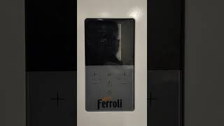 ferroli boiler working normally [upl. by Anamor]