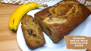 Moist and Delicious Banana Bread with Chocolate Chips Betty Crocker Recipe  Tasty Meals and Treats [upl. by Adella]