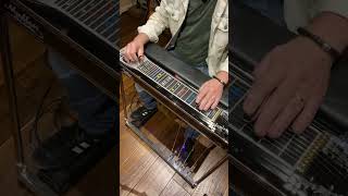 Pedal Steel Guitar Riff’n She Won’t Be Lonely Long Solo Clay Walker shorts tutorial pedalsteel [upl. by Nnewg]