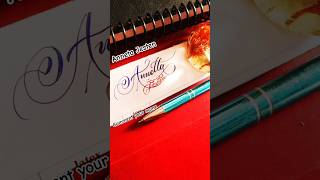 Annetta Jestenenglish cursive calligraphy handwritingstylesshortsvideo [upl. by Ellatnahc111]