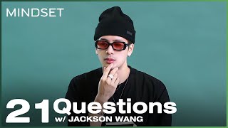 Jackson Wang Answers 21 Questions  Jackson Wang x Mindset [upl. by Yoral286]