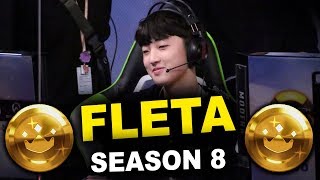 Seoul Dynasty FLETA carrying his team Placements Season 8 [upl. by Noirad]