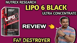 Nutrex lipo 6 black ultra concentrate review  best fat burner  weight loss  fat loss [upl. by Banna]