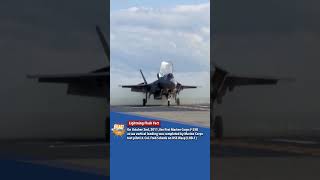 On October 2nd 2011 the first Marine Corps F35B at sea vertical landing was completed shorts [upl. by Eimmot]