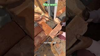 How to fill concrete in door frame for strength ✅️ construction [upl. by Pas]