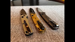 Benchmade Bugout Vs The Kershaw Bel Air Overview And Comparisons [upl. by Simonsen]