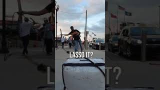 Can You Lasso It funny bedroomdecor comedy streetinterview [upl. by Htebarual772]