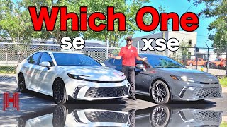 2025 Toyota Camry SE vs Camry XSE Comparison All Specs ampTest Drive [upl. by Anua]