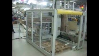 Refurbished Cermex palletizer model P741 with new electrical controls Allen Bradley [upl. by Ber69]