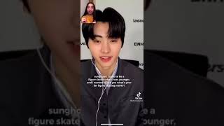 Sunghoon answered what his favorite moves in figure skating 🤔 [upl. by Trahern]