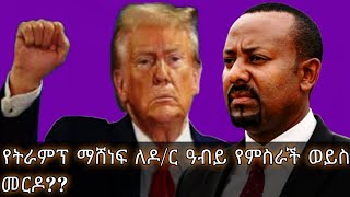 ዶናልድ ትራምፕ በኢትዮጲያ ጉዳይ ምን ሊያደርግጉ ይችላሉ [upl. by Tnek173]