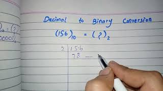 Decimal to Binary Conversion Decimal to Binary number system mathematicschampion [upl. by Ragland]