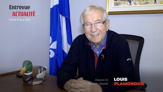 Entrevue actualité  Louis Plamondon [upl. by Juno]