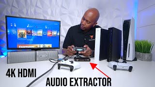 4k HDMI Audio Extractor With Optical and 35mm Outputs HDA912 [upl. by Wayland388]