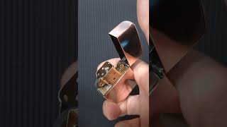 Turning ⓢ Zippo 1941 replica Copper Coating zippo lighter copper [upl. by Demakis]