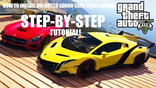 GTA 5 UNLIMITED CARS GAME CONFIG  Tutorial Video [upl. by Malina989]