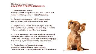 Canine Code  Habituation sounds for puppies [upl. by Nirrek]