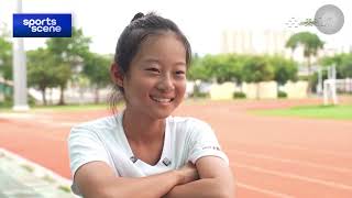 Zheng Haohao Chinas youngest member at Paris 2024 feels a bit quotnarcissisticquot when she skateboards [upl. by Sikram]