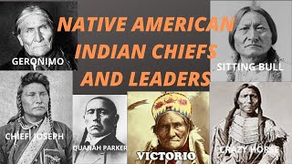 Native American Indian Chiefs and leaders [upl. by Rae]