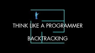 Backtracking Think Like a Programmer [upl. by Neelyk637]