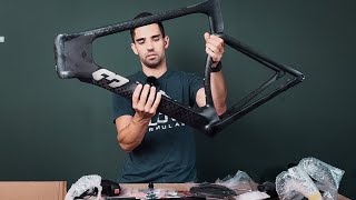 Raw Carbon Aero Speed Machine  Unboxing My New 3T Strada Italia [upl. by Anne]