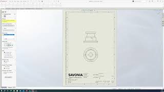 Section view  SolidWorks 2024 [upl. by Zetnahs]