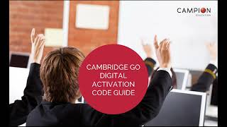 Cambridge Go Digital Activation Code Guide [upl. by Sterne]