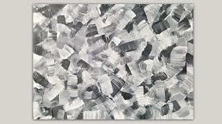 Monochromatic ABSTRACT Painting in ACRYLICS Minimalism [upl. by Rehpotsrhc396]