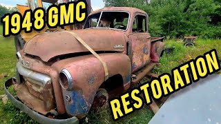 Restoration of a Rusty 1948 GMC Full Rebuild From Start to Finish [upl. by Nylcsoj517]