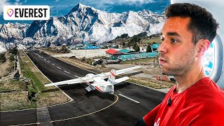 EL AEROPUERTO MÁS PELIGROSO DEL MUNDO PARA IR AL EVEREST  TheGrefg [upl. by Ros]