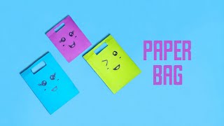 Cute Paper Bag  Gift Bag Making With Paper  How To Make Paper Bag  School Craft  Crafty Habits [upl. by Idahs]