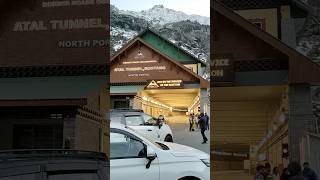 Breathtaking view of Atal tunnel surrounded by snow capped Himalayan mountains  Shimla  Manali [upl. by Eifos]