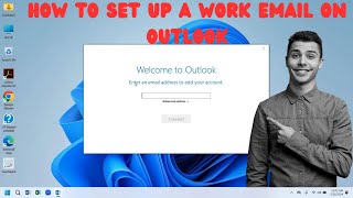 How to set up a work email on outlook [upl. by Ddet]