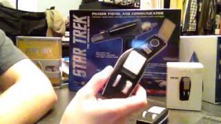 Star Trek phaser review Diamond Select amp Hallmark [upl. by Anuqahs]